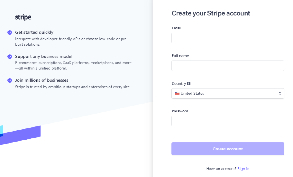 Stripe registration and activation - How to activate Stripe with US company registration